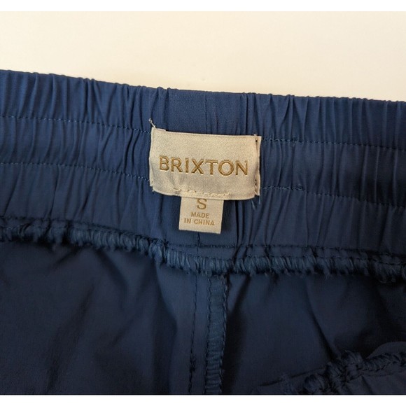 Brixton Nylon Board Shorts Swim Trunk Size Small Blue Drawstring - Picture 2 of 9